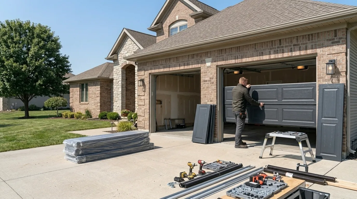 Garage Door Off Track: What's Going On and Why It Happens Here