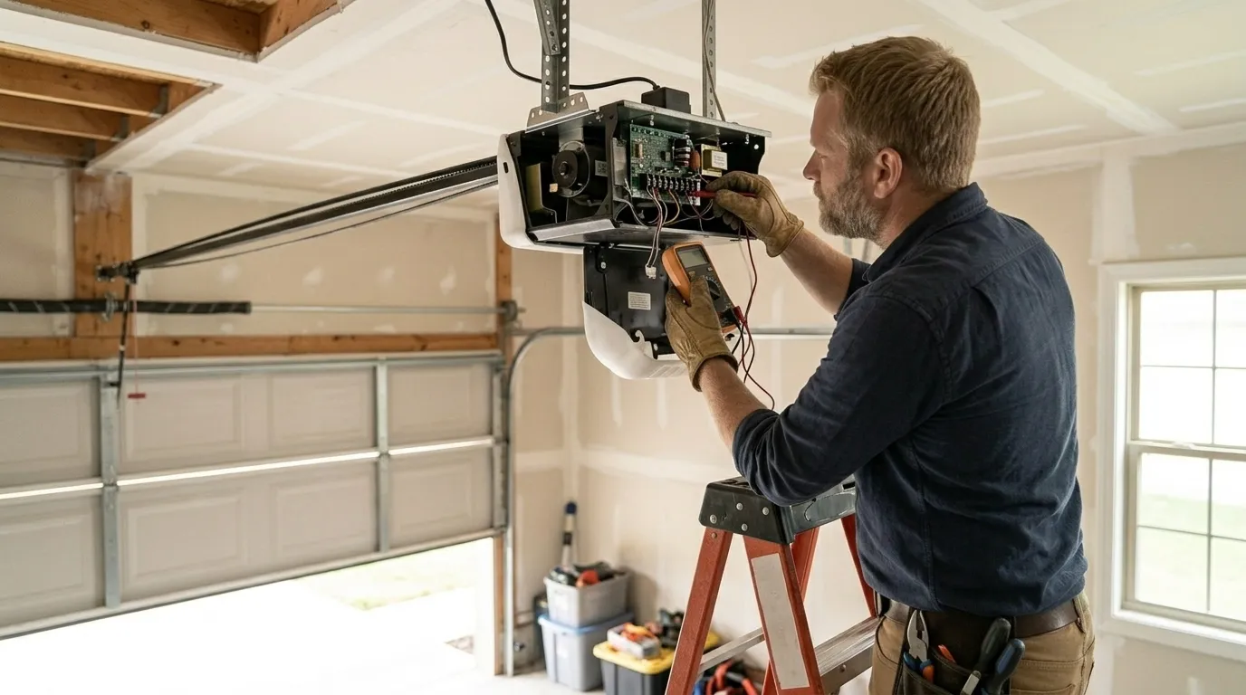 Repaired & tested - Phoenix garage door service