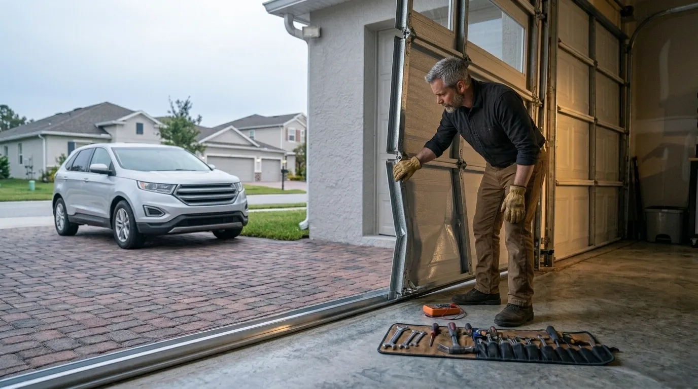 Repaired & tested - Phoenix garage door service