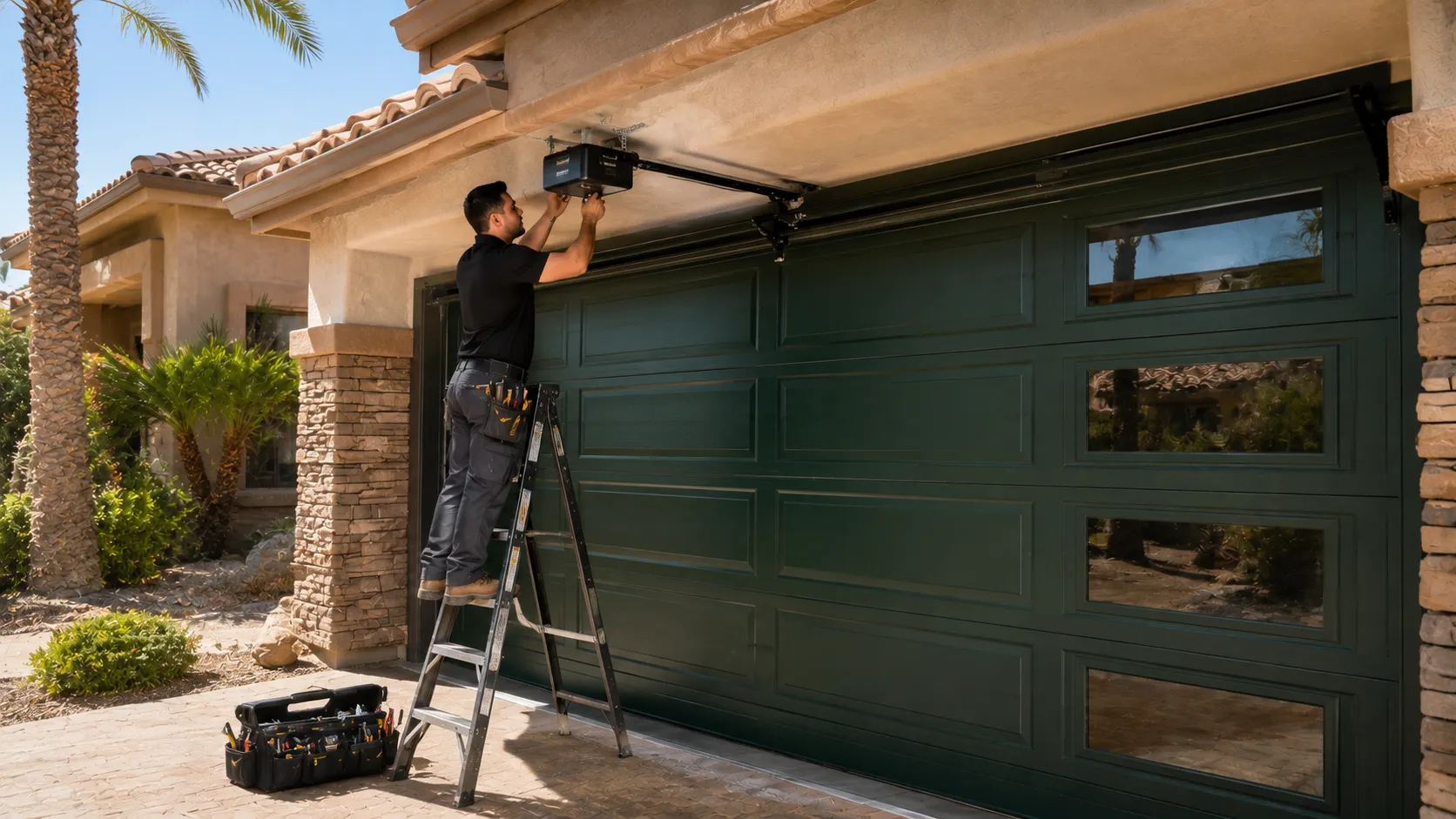 Garage Door Work for Phoenix Homes, Built for This Housing Stock